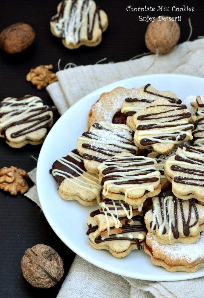 Fursecuri cu nuca si ciocolata