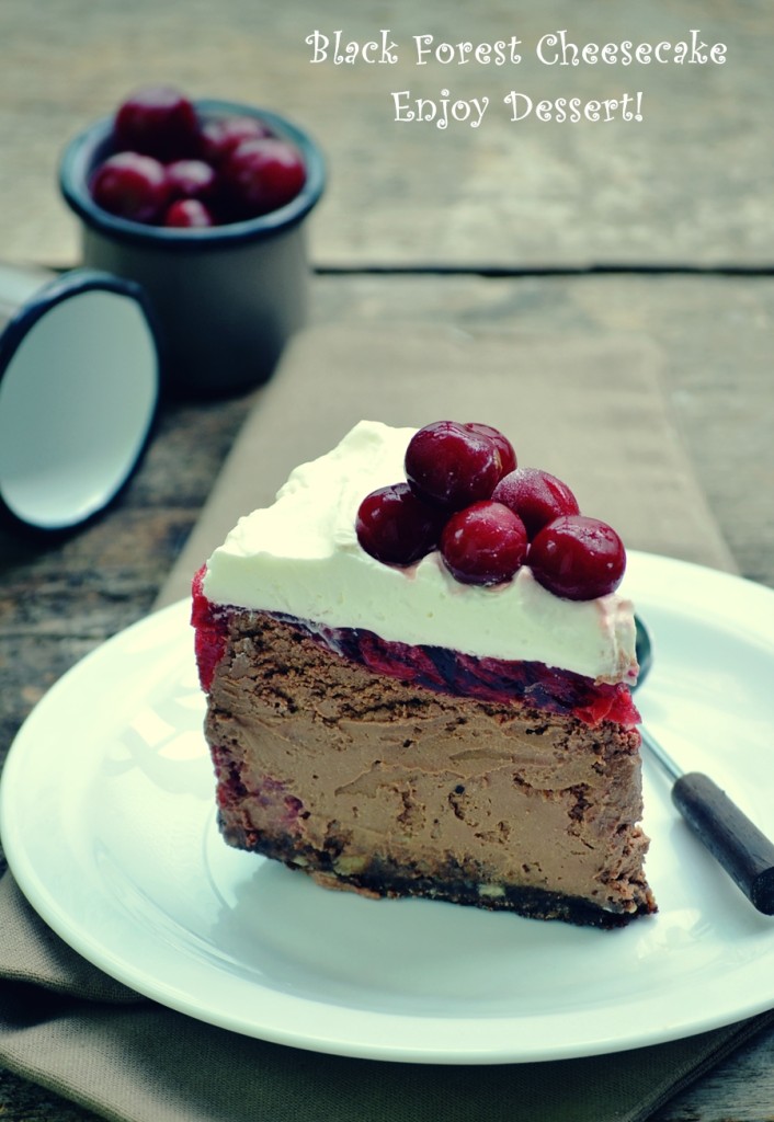 Black forest cheesecake