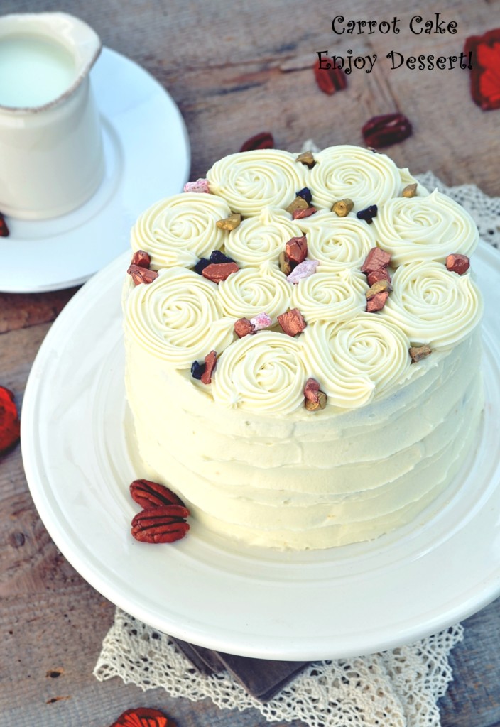 Carrot Cake – Tort de morcovi cu crema de branza