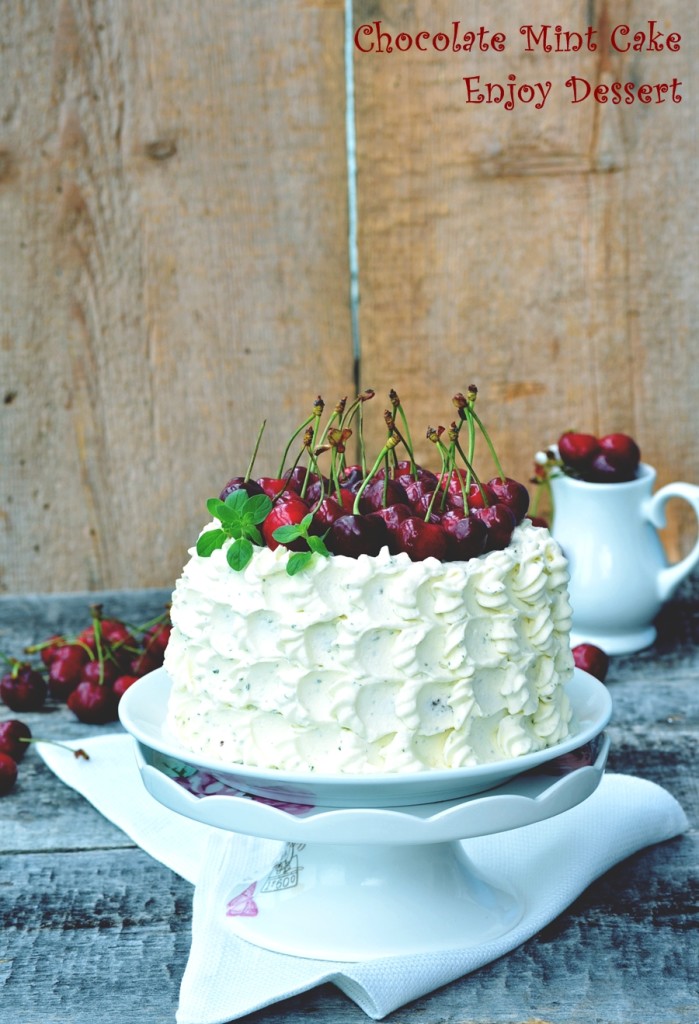 Tort cu menta si ciocolata