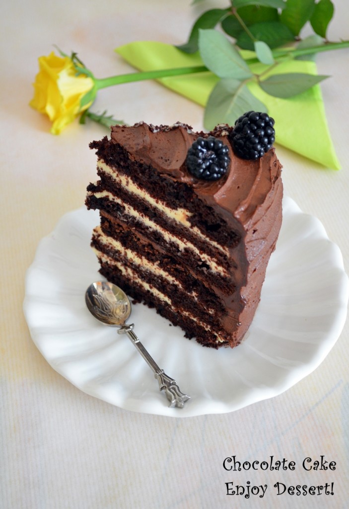 Chocolate cake si o aniversare