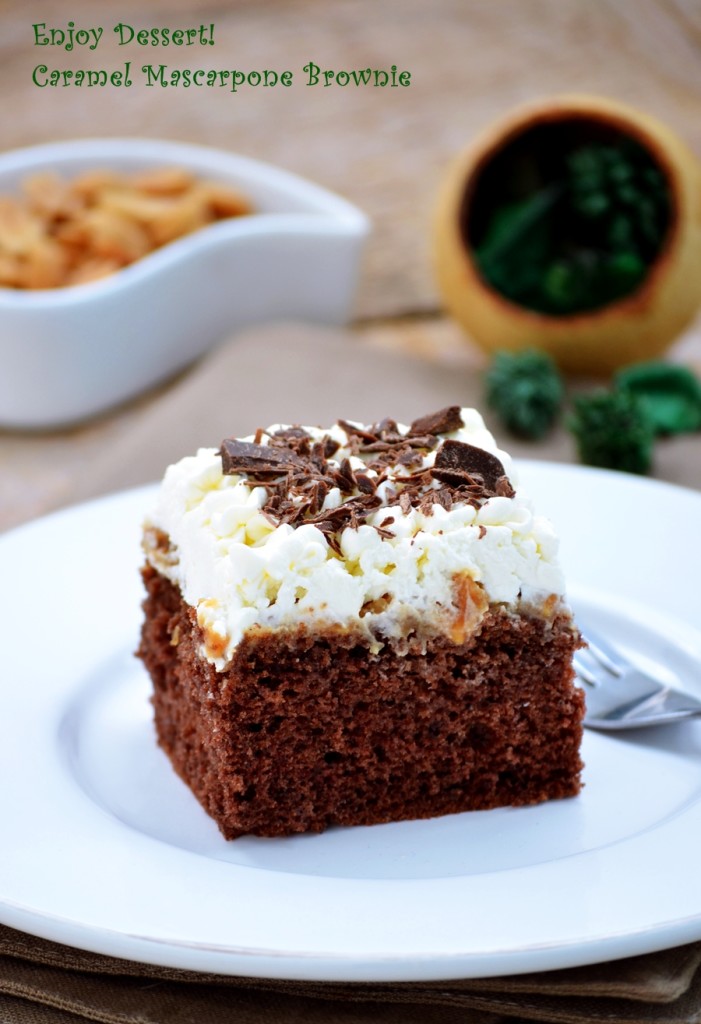 Negresa cu caramel si mascarpone