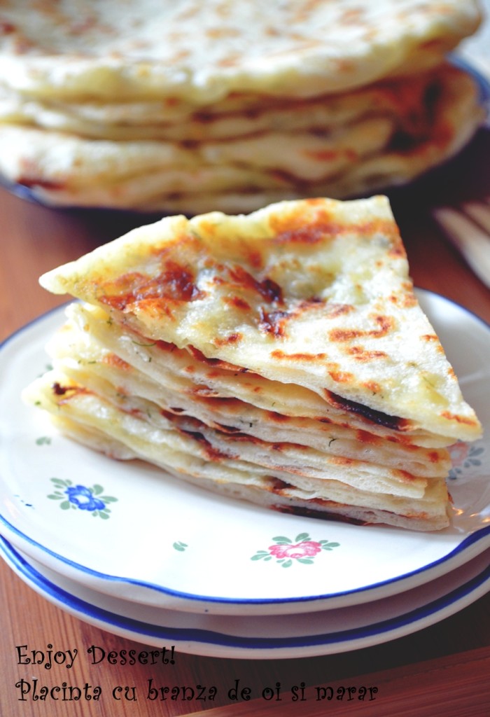 Placinta cu branza de oi si marar