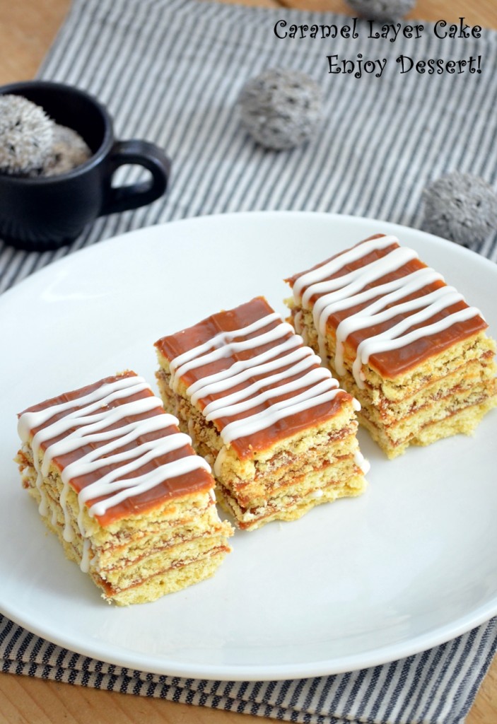 Prajitura cu foi fragede si dulce de leche