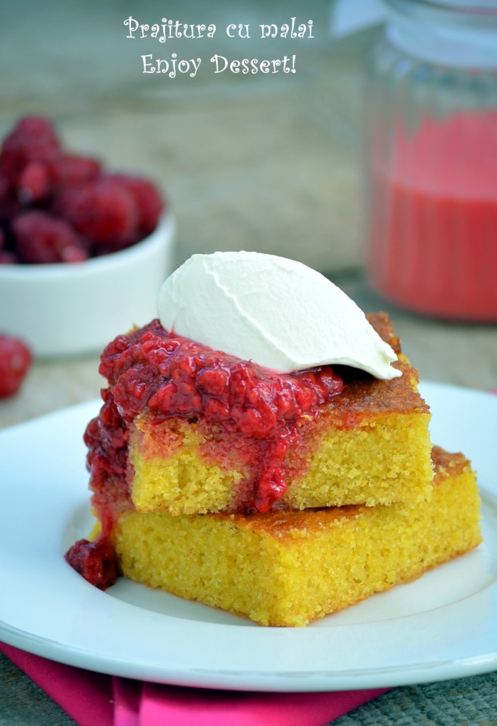 Prajitura cu malai si lapte batut