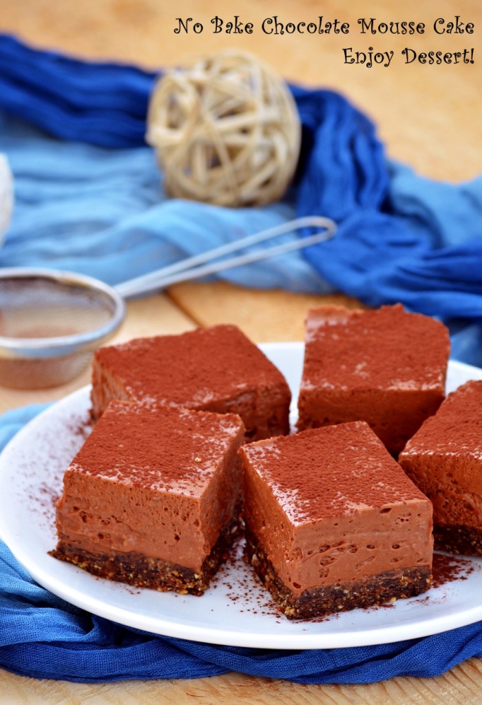 Prajitura cu mousse de ciocolata fara coacere