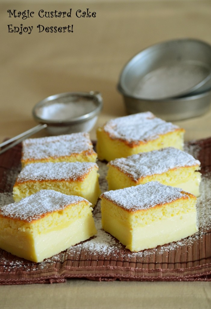 Prajitura inteligenta – Magic Custard Cake