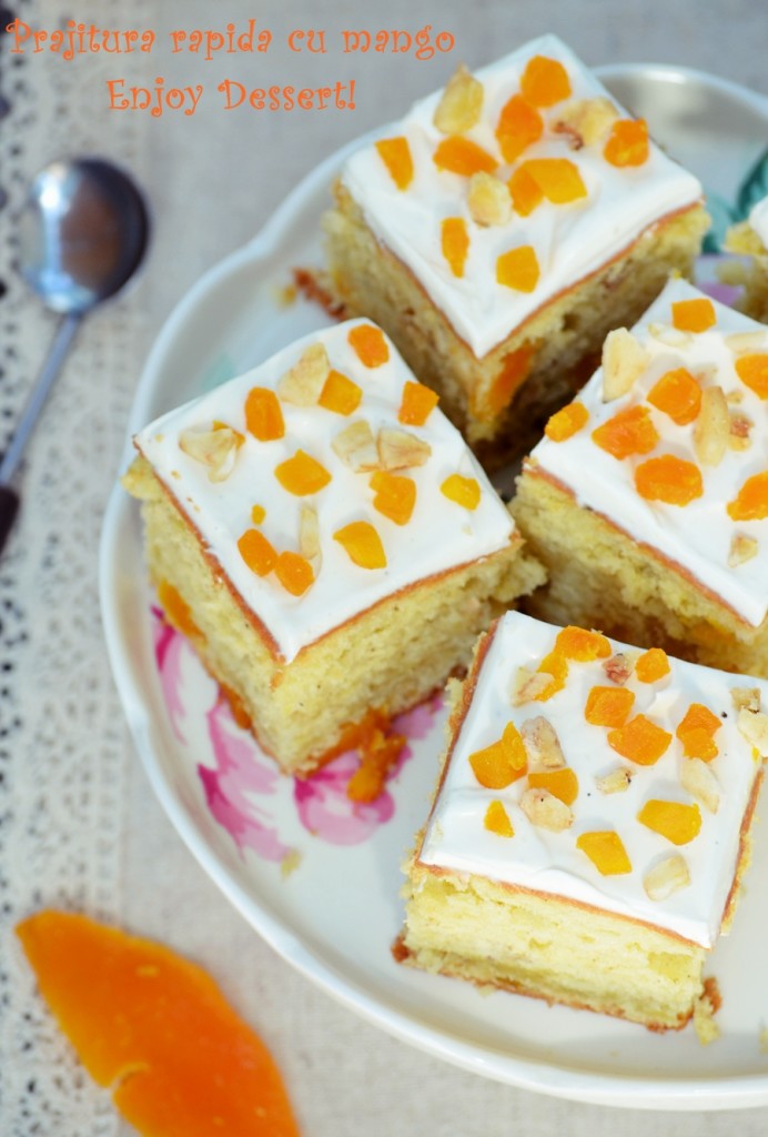 Prajitura rapida cu mango