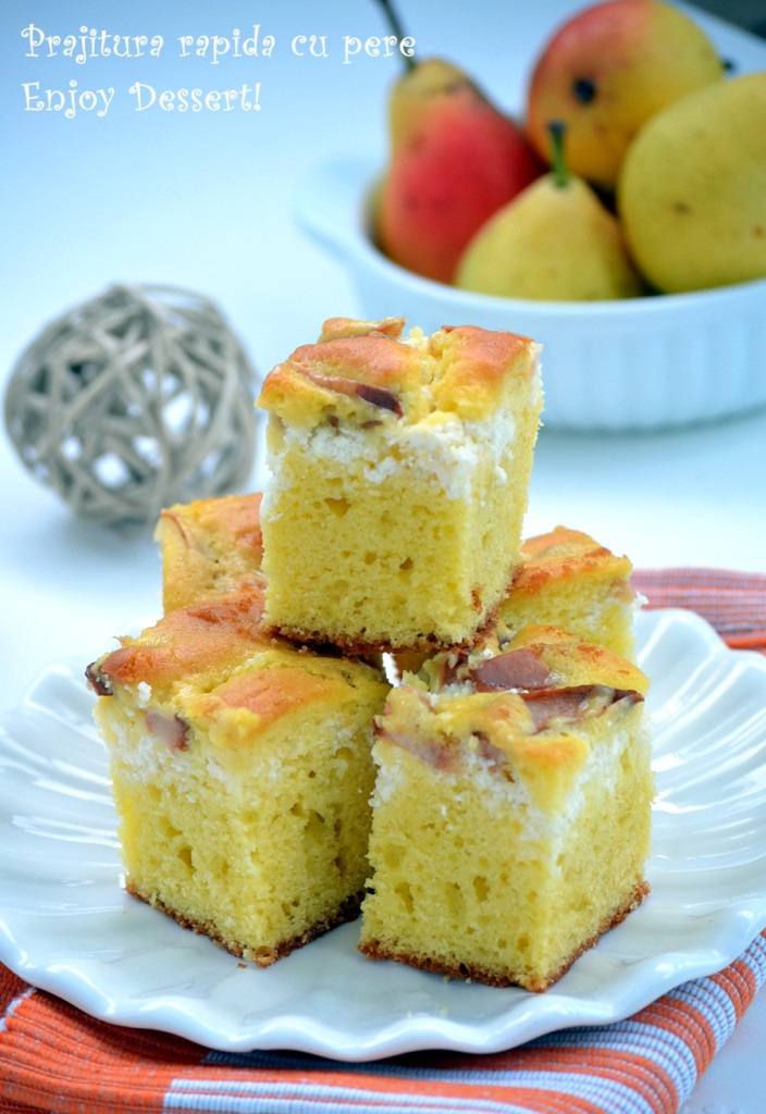 Prajitura rapida cu pere