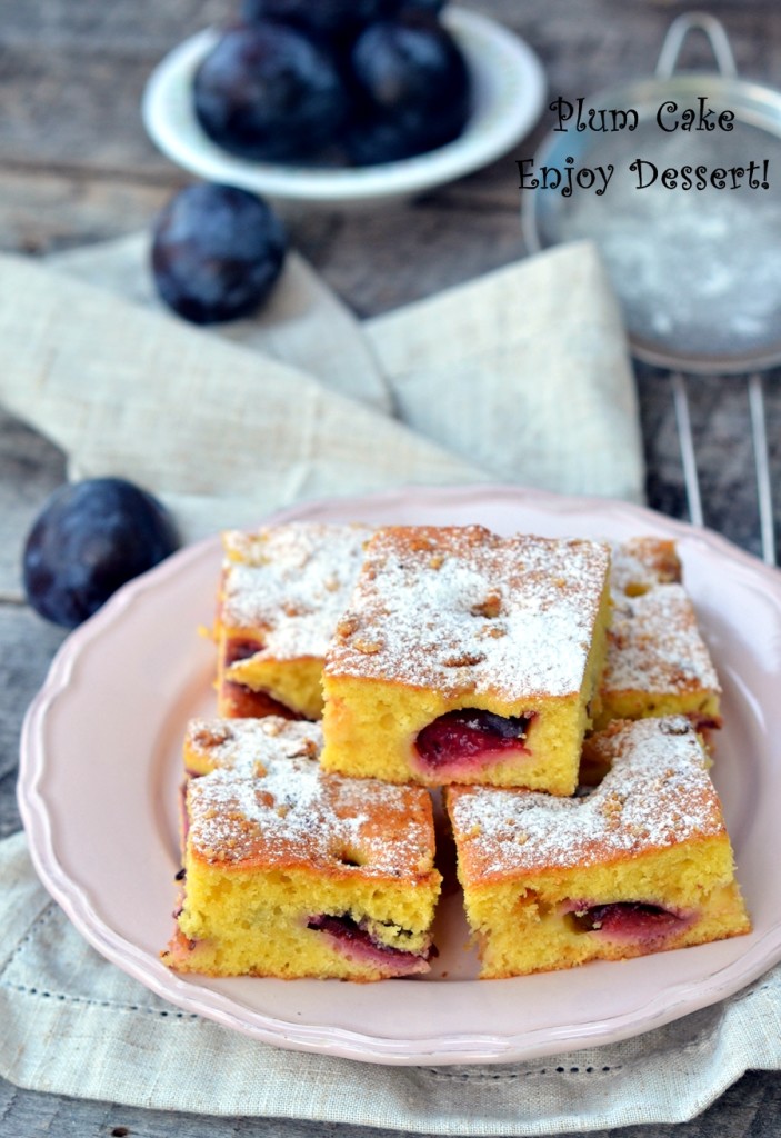 Prajitura simpla cu prune