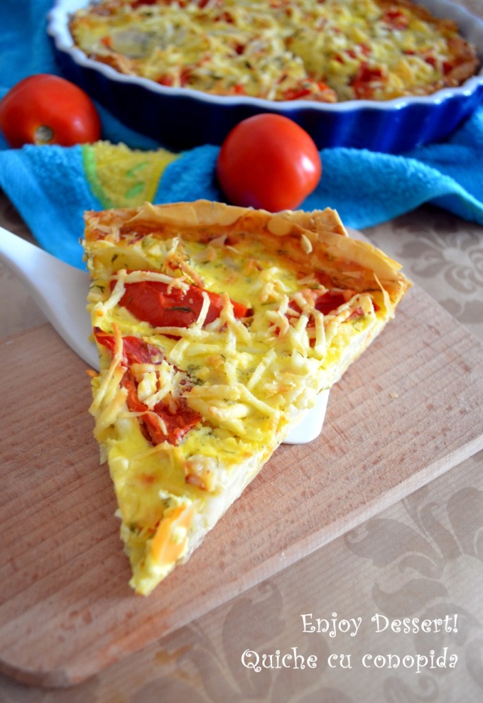 Quiche cu conopida – Cauliflower Quiche