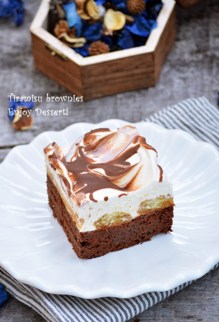 Tiramisu brownies