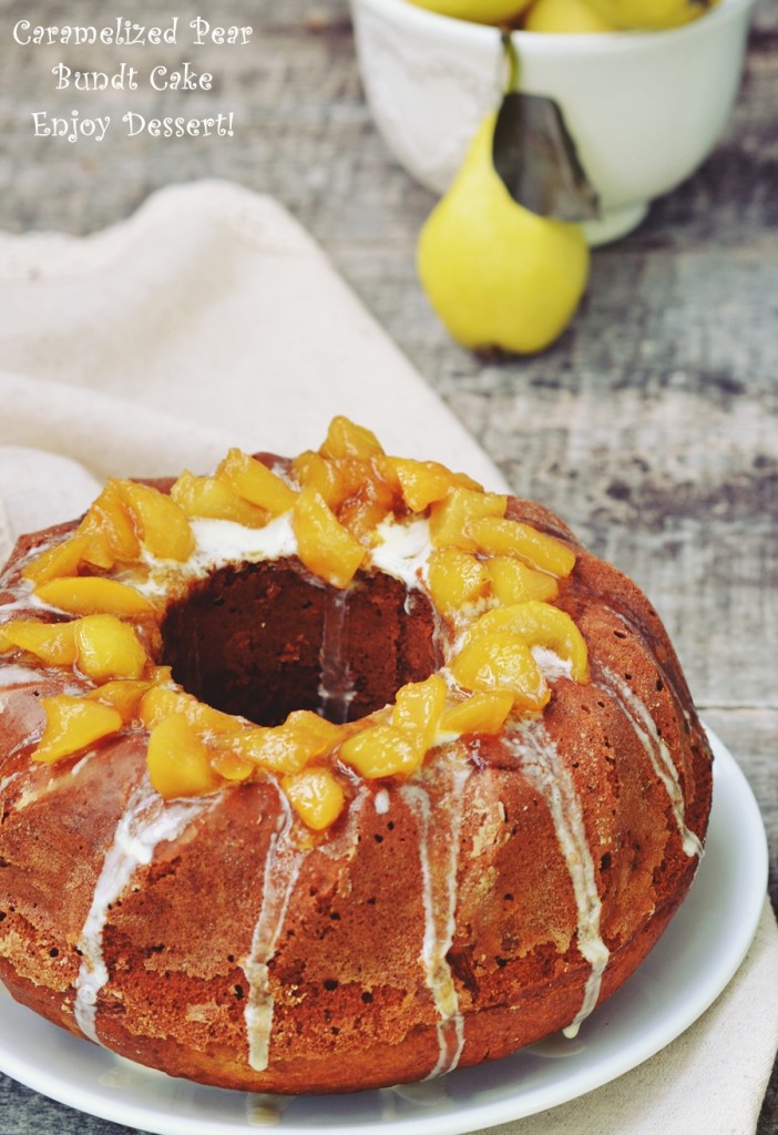 Chec cu pere caramelizate