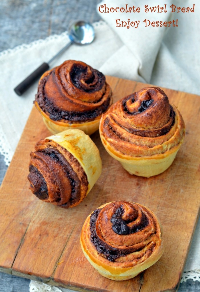 Spirale cu ciocolata