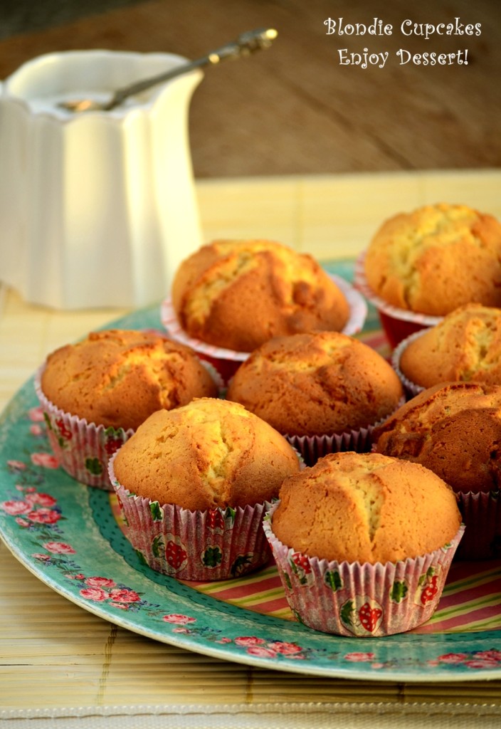 Briose cu ciocolata alba si alune de padure – Blondie Muffins