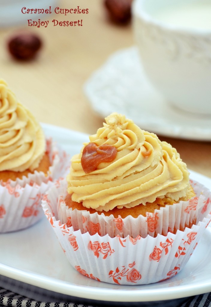 Caramel Cupcakes – Briose cu caramel