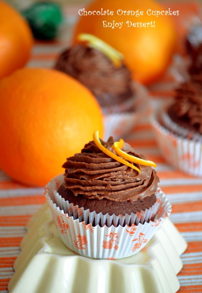 Chocolate Orange Cupcakes – Cupcakes cu ciocolata si portocale