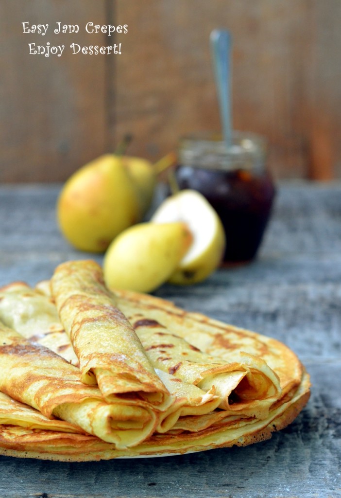 Clatite simple cu dulceata