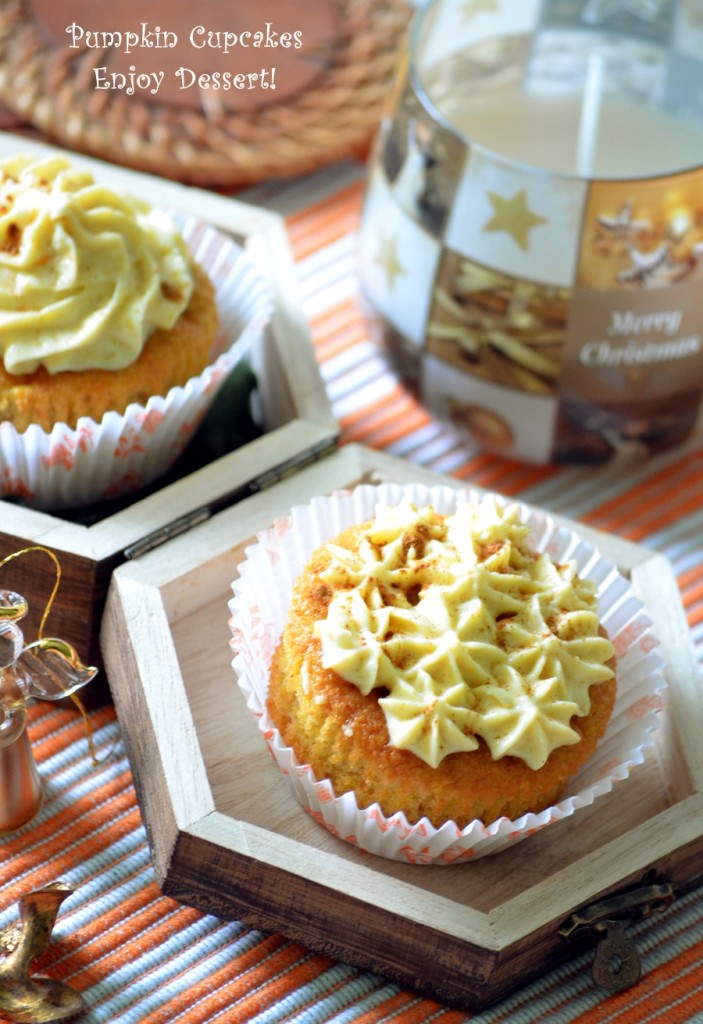Cupcakes cu dovleac – Pumpkin cupcakes