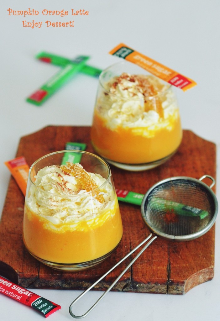 Lapte cu dovleac, portocala si scortisoara