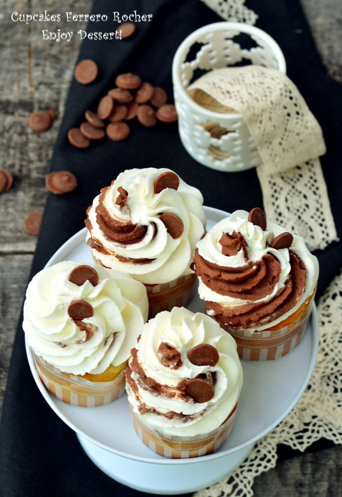 Cupcakes Ferrero Rocher